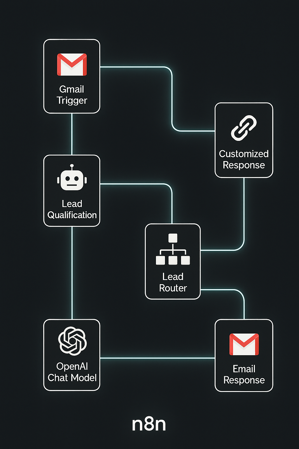 CRM Lead Enrichment Workflow Diagram